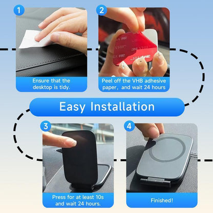 Car Phone Mount 2026 New Model Automotive Foldable Magnetic Navigation Tesla Vehicle Universal Anti-Shake Support Stand
