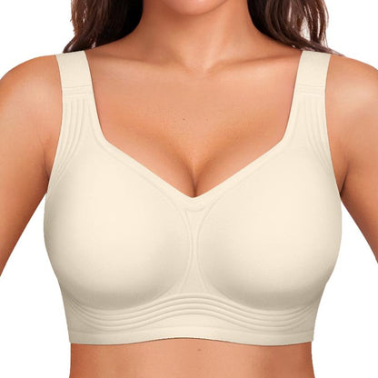 OEAK Women Jelly Bras Wirefree Full Coverage No Underwire Everyday Bras Comfortable Wireless Padded Tshirt Bra