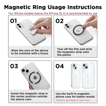 Magnetic Portable Charger 5000Mah, Magsafe-Compatible Wireless Power Bank, USB-C PD 20W Fast Charge, Slim Mini Battery Pack for Iphone 17/16/15/14/13/12, Qi for Android (Ring Included)
