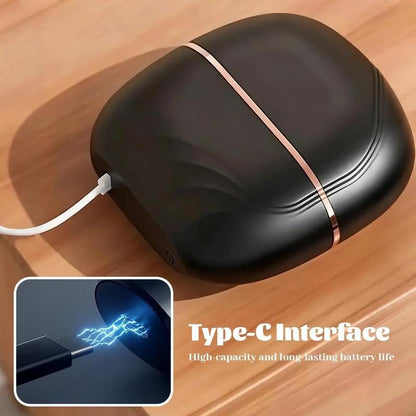 Mini Straightener, Rechargeable Portable Hair Straightener Brush, Fast Heating Hot Comb for Home Travel Gift, anti Scald Shell, Lightweight and Portable, 3-Speed Temperature Control